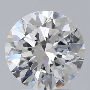 White D - VS1 diamante sciolto 2 carati HPHT taglio brillante rotondo diamante coltivato in laboratorio di alta qualità vendita all'ingrosso di fabbrica a taglio singolo
