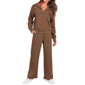 ชุดลำลองสำหรับผู้หญิงชุดวอร์ม2ชิ้นพร้อมลายพิมพ์กราฟิกสวมใส่สบายมีสไตล์สวมใส่ได้ทุกวัน - Product Image 1