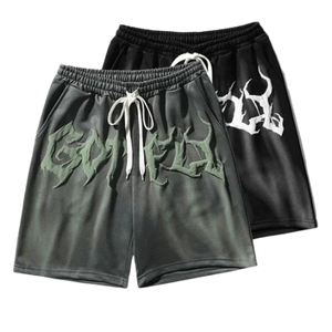 Vente en gros d'étiquettes de vêtements en molleton 3D personnalisées pour l'hiver Fabricant de vêtements lavés à l'acide vintage avec fermeture à glissière en détresse - Product Image 5