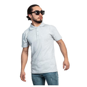 Camiseta Polo Casual de Alta Calidad para Hombre, 100% Algodón de Uzbekistán, Lisa, Tejida, Antiarrugas, Corte Regular, Manga Corta, Golf, ODM, 180g - Product Image 1