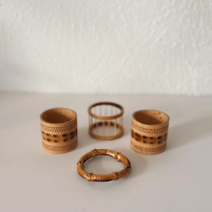 Servilletero de bambú tejido abierto hecho en Vietnam material ecológico para la decoración del hogar y la vajilla al por mayor - Product Image 2