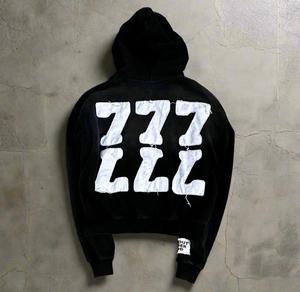 Sweat à capuche streetwear d'hiver pour homme, haute qualité, 360 GSM, ourlet brut, fonctionnel, longueur standard, délavage vintage, broderie effet vieilli, respirant - Product Image 2