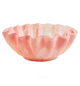 Custom Resin <b>Bowl</b> Kitchen & Tabletop Resin Salad <b>Bowl</b> New Design Serving Resin <b>Bowl</b> Handmade <b>Pink</b> And White MIx Dinnerware - Product Image 4
