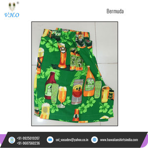 Pantalones Cortos de Playa Bermuda para Hombre, Diseño Casual con Cintura Elástica, Precio de Fábrica al por Mayor 2022, para Compradores al por Mayor - Product Image 3