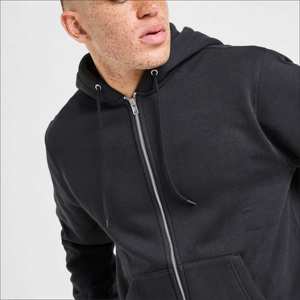 Foundation Full Zip Hoodie Premium Heavyweight Sudadera de algodón Oversized Streetwear Hoodie para hombres Chaqueta de moda casual. - Product Image 5