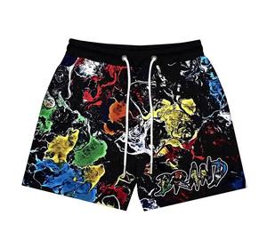 Short de gymnastique en polyester à coutures de 5 pouces avec impression DTG pour homme Short de fitness en maille de haute qualité avec ceinture élastique - Product Image 5