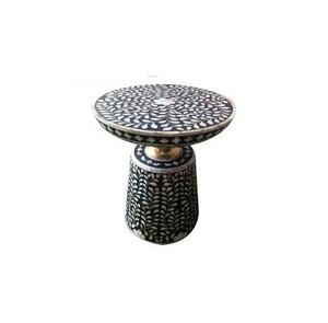 Luxury Decorative Bone Inlay and Wood <b>Cake</b> Stand with <b>Glass</b> <b>Dome</b> Tabletop Centerpiece <b>Cake</b> Stand with Sale - Product Image 3