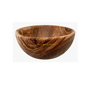 Cuenco para servir pulido hecho a mano de madera oscura, utensilios de cocina seguros para horno ecológicos, diseño moderno para el hogar, restaurante, mesa de comedor - Product Image 3