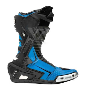 Fabricante profesional Bikers PU cuero hecho Auto Racing & Moto montar zapatos y botas en cantidad a granel - Product Image 3