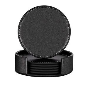 ที่รองแก้วและที่วางแก้วกาแฟทำจากหนัง,ที่รองแก้วสำหรับบ้านรูปทรงสี่เหลี่ยมสำหรับโรงแรม - Product Image 5