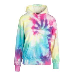 Sudadera con Capucha Tie Dye Verde Neón, Sudadera con Capucha Tie Dye de Manga Larga Regular, Secado Rápido, 100% Algodón, Ropa Deportiva de Felpa, Sudaderas con Capucha Tie Dye para Hombre - Product Image 2