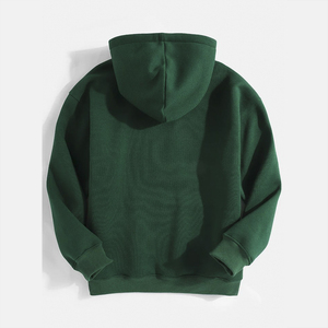 Sweats à capuche épais de 14 oz en polaire vierge personnalisée de gros ensemble imprimé bouffant personnalisé - Product Image 2