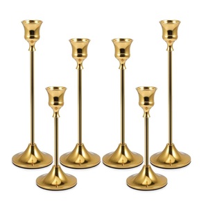 Porte-bougie en laiton naturel très demandé, artisanat fait main, qualité standard, support de bougie décoratif pour mariage, vente chaude - Product Image 3