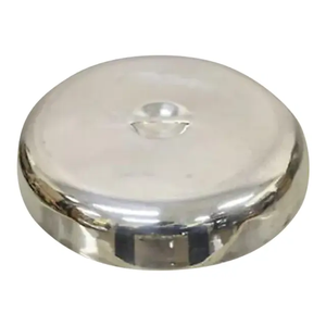 Couvercle de gâteau rond en acier inoxydable Dôme Casserole Ustensiles de cuisine modernes Buffet de restauration Dôme - Product Image 1