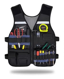 Mochila Multifuncional para Herramientas <span class=keywords><strong>de</strong></span> <span class=keywords><strong>Electricista</strong></span>, Resistente, con Múltiples Bolsillos Reflectantes, Cierre Impermeable, OEM, ODM, Venta al Por Mayor - Product Image 1