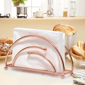 Round Shape Napkin <b>Holder</b> & <b>Tissue</b> Paper Towel Dispenser Dining Table Decor Accessory for <b>Kitchen</b> Restaurant Hotel or Office - Product Image 5