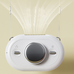 Ventilador portátil para cuello, Enfriador de hielo de 2000mAh, eléctrico, portátil, sin aspas, recargable por USB - Product Image 1