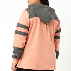 Directo de fábrica Nueva llegada Sudaderas con capucha para mujer para invierno Ropa al aire libre Material transpirable con capucha bordada Tamaño XS Color liso - Product Image 3