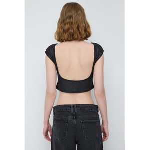 Blusa Corta de Manga Corta - Product Image 4