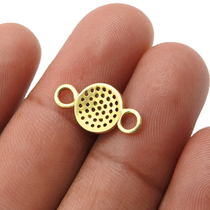 Exclusif à la mode forme ronde luxe pavé diamant 925 argent pendentifs à breloque Hip Hop bijoux pendentifs en argent fin en gros OEM - Product Image 2