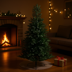 Árbol de Navidad de PVC Verde Geneva Amicasa 9684302 Modelo 210 D126 cm para Decoraciones Festivas - Product Image 3