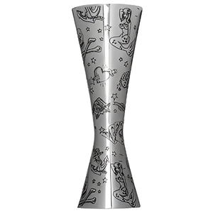 Jigger para Cócteles de Acero Inoxidable Pulido con Diseño Clásico, Vaso Medidor de Licor de Doble Cara para Bar, Hotel y Uso Doméstico - Product Image 3