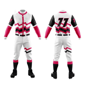 Venta al por mayor totalmente sublimación equipo personalizado uniforme de béisbol hombres deportes uniforme de béisbol Conjunto personalizado ropa deportiva uniformes de béisbol - Product Image 1