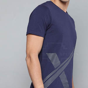 Cotton Polyester Men <b>T</b>-<b>Shirt</b> Your Brand Logo <b>T</b>- <b>Shirt</b> OEM Custom Logo <b>T</b>-<b>Shirt</b> For Adult - Product Image 3