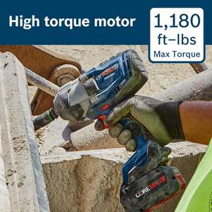 Kit de Llave Inalámbrica de 18V, Conexión Lista para Usar, 3/4 Pulgadas Llave de Impacto de Alto Torque con Anillo de Fricción y Baterías de 8 Ah Incluidas - Product Image 5