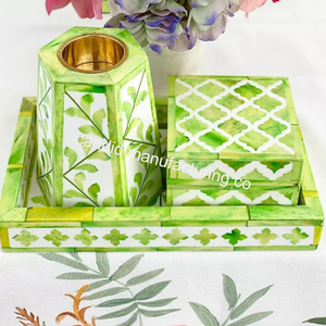 Juego de regalos personalizados: Quemador de incienso ecológico de hueso (Mubkhara) del fabricante indio al mejor precio, ideal para regalar. - Product Image 5