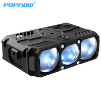 Feux de calandre LED Ultra Lumineux 220W 45000LM CSP3570 Effet Œil Maléfique pour Camion, SUV, 4x4 Tout-Terrain 6500K 3000K Film Bleu