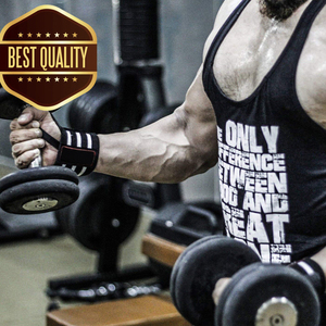 Muñequeras ajustables para gimnasio con cierre de gancho y bucle, soporte para levantamiento de pesas, para ejercicios de peso muerto y dominadas. - Product Image 5