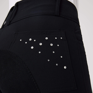 Culotte équestre de qualité supérieure sur tissu technique à des prix de fabrication conception personnalisée jambières d'équitation - Product Image 3