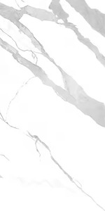 Bianco Staturio Venato Carreaux émaillés en porcelaine Indian High Glossy 800x1600mm Intérieur Extérieur Premium - Product Image 2