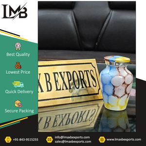 Nueva llegada Venta caliente Calidad excepcional Acabado personalizado Estilo americano Recuerdo de aluminio Urnas de cremación para cenizas - Product Image 5