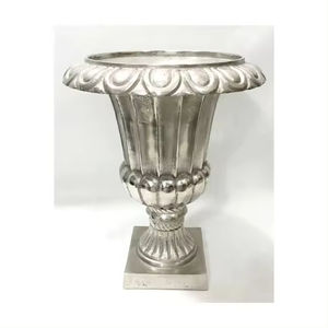 Fancy Planter Pot Trending Design Wedding Decor Houseware Florero Color plata Uso para restaurante decorativo - Product Image 2