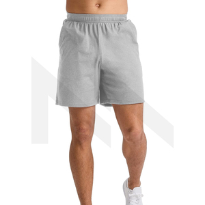 Pantalones cortos de verano para hombre de alta calidad 100% algodón ligero transpirable Hip Hop Streetwear cintura elástica pantalones cortos para hombre - Product Image 1