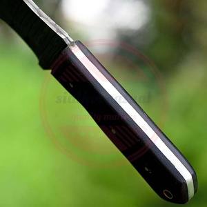 Damas Tracker Couteau Couteau de survie en plein air Couteaux de chasse à lame fixe avec gaine - Product Image 5