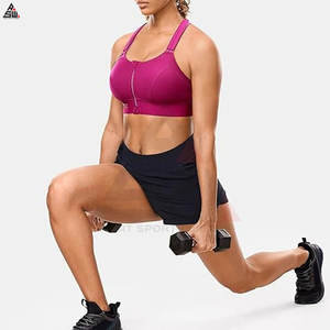 Top Corto sin Tirantes para Mujer, Sexy, con Logotipo Frontal, Push-Up, Sin Costuras, Deportivo, para Fitness, sin Mangas, al por Mayor - Product Image 6