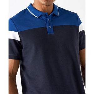 Novedad de verano, camiseta Polo informal para hombre, camiseta PoloShirt de panel de manga corta deportiva a la moda, camiseta polo personalizada a juego para hombre - Product Image 5