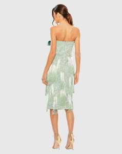 Vestido Maxi vintage de seda para mujer, elegante vestido de noche estilo Hada, lentejuelas, sexy, bordado de pierna dividida, decoración natural - Product Image 4