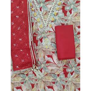 Traje Festivo de Chifón sin Costuras con Estampado de Muselina para Ocasiones Especiales - Product Image 1