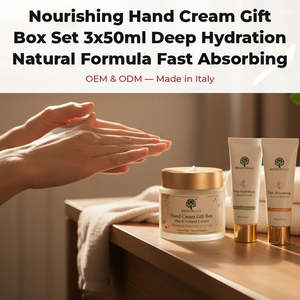 Coffret Cadeau Crème Mains Formule Naturelle 3x50ml - Hydratation Profonde Absorption Rapide RedMoringa Marque Privée Italie - Product Image 2