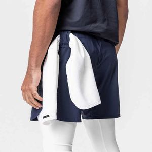 Nuevos Pantalones deportivos informales de verano para hombre, pantalones cortos de cintura media de secado rápido de Color sólido, cordón de lona transpirable - Product Image 2