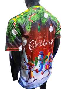 Lightweight Custom <b>Christmas</b> Shooting <b>Shirts</b> Plus Size Solid Pattern 260 Grams Fabric Weight Ringer <b>T</b>-<b>Shirt</b> - Product Image 5