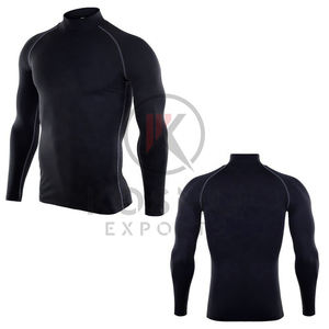 Conception de sublimation personnalisée Rash Guard bjj mma Chemises de gymnastique de compression pour hommes - Product Image 3