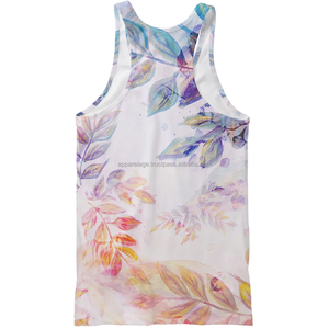 Wholesale XL Size Polyester Spandex Tank Top Embroidered Logo Hip Hop Workout Running Stringer Vest <b>T</b>-<b>Shirt</b> Bodybuilding - Product Image 4