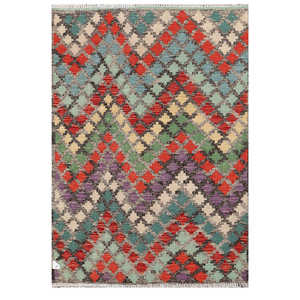 Alfombra Imaco Rugs Maimana Afganistán Kilim, Alfombra de Área de 144 x 104 cm y Juego - Product Image 1