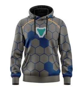 เสื้อสเวตเตอร์สวมหัวคอตตอนมีฮู้ดสำหรับผู้ชายเสื้อมีฮู้ดโลโก้แบบโอเวอร์ไซส์ - Product Image 1