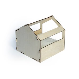 Modern AC20 Fixed Pet House With Lightweight Wooden Frame Scratch Resistant And Easy Clean Surface OEM Vietnam - Product Image 3